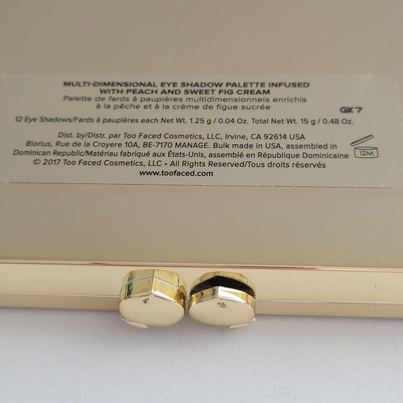 Too Faced White Peach Multi-Dimensional Eye Shadow Palette Preowned - Picture 5 of 10